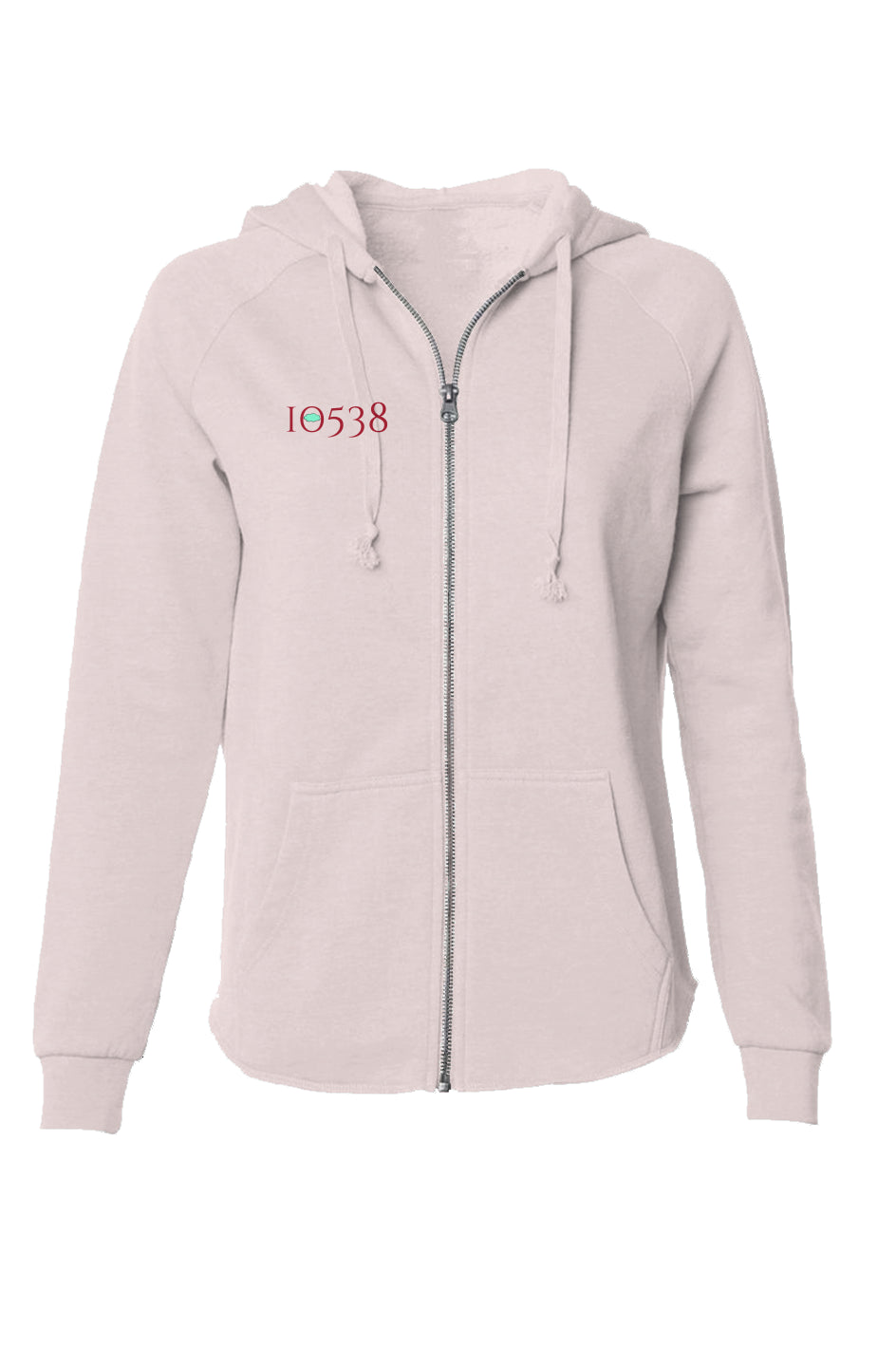 Women's Lightweight 10538 Wash Zip Hoodie