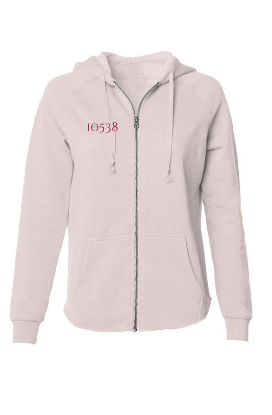 Women's Lightweight 10538 Wash Zip Hoodie